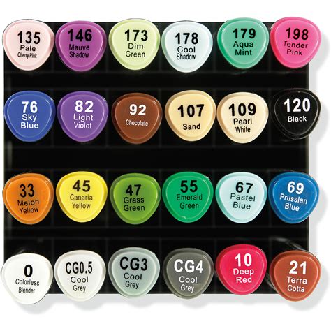 Studio Series Professional Alcohol Markers Dual Tip 24