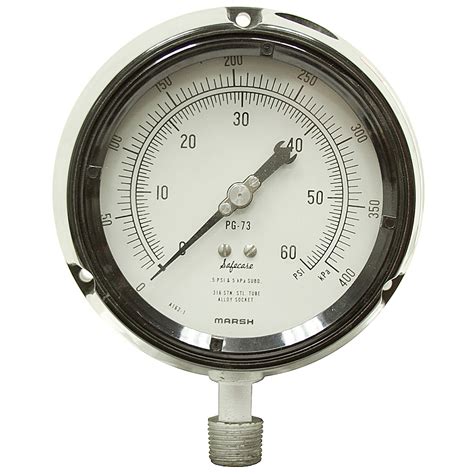 60 Psi 4 Fp Dry Gauge Pressure And Vacuum Gauges Pressure Gauges