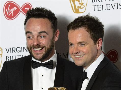 The pair will be reunited at auditions for britain's got talent at the london declan donnelly then presented i'm a celebrity. Ant McPartlin holds back tears in trailer for DNA Journey ...