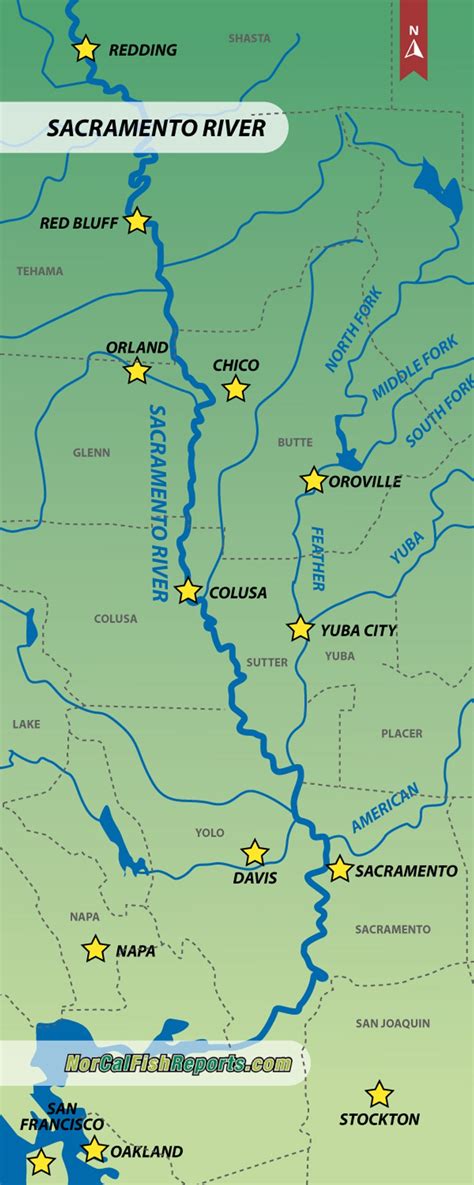 Sacramento River Fish Reports And Map