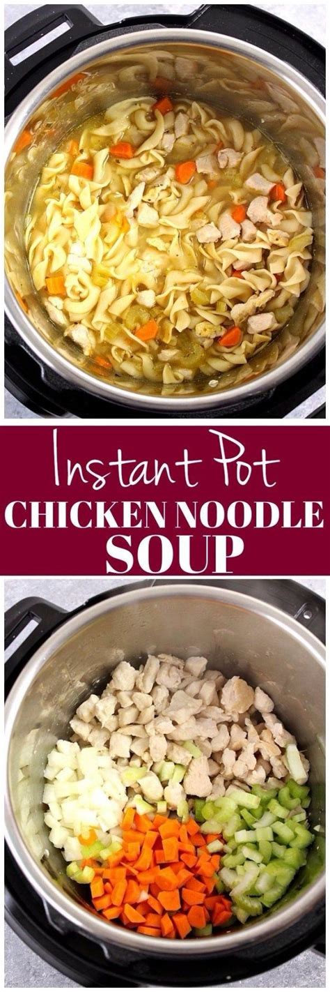 Do not add the noodles or parsley. 31 Chicken Instant Pot Recipes: Easy and Healthy | Decor ...