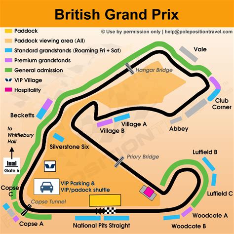 Silverstone F1 Seating Map - Silverstone Grandstand Seats For The