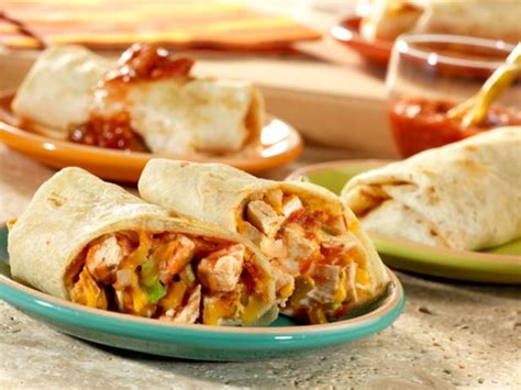 Shredded cheese, sour cream, chopped tomato, chopped cilantro, chopped green onion, chopped. Oven-Fried Chicken Chimichangas Recipe | Food Network