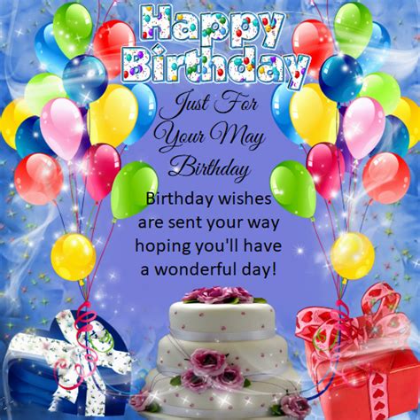 May is the fifth month of the year in the julian and gregorian calendars and the third of seven months to have a length of 31 days. Happy May Birthday Pictures, Photos, and Images for ...