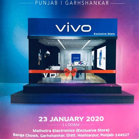 Vivo Exclusive Store By Malhotra Electronics Garhshankar Garhshankar