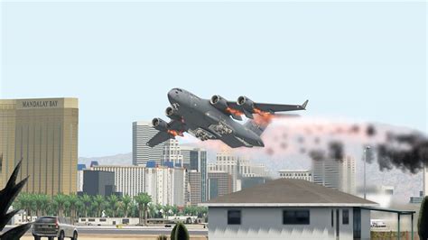C 17 Aircraft Suddenly Catches Fire During Take Off Xplane11 YouTube