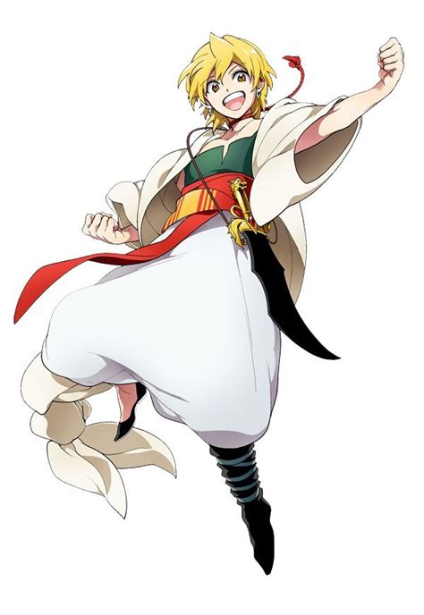 He was working as a cart driver when he first met aladdin. Alibaba Saluja | Anime Amino