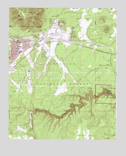 Flagstaff East Az Topographic Map Topoquest