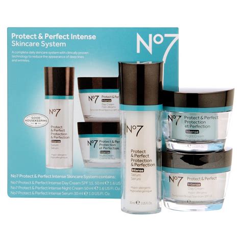 No7 Protect And Perfect Intense Skincare System 3 Piece Set Skin
