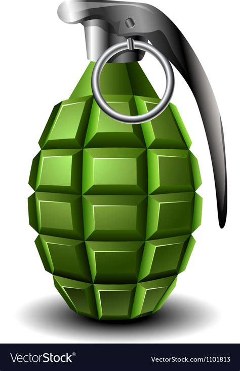 Download Hand grenade Royalty Free Vector Image - VectorStock