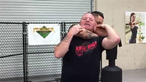 Rear Naked Choke Presented By Krav Maga Street Defence Youtube