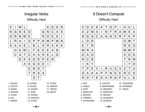 Word Search Four Flame Tree Publishing