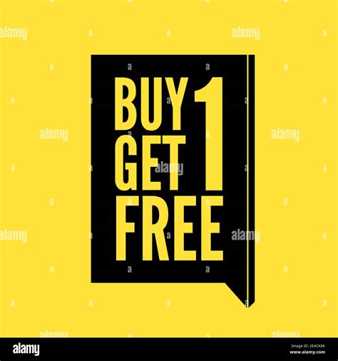 Buy 1 Get 1 Free Buy One Get One Free Sale Banner Discount Tag