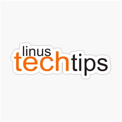 Linus Tech Tips Sticker For Sale By Enerationwear Redbubble