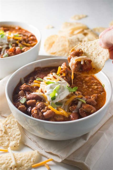 Easy Turkey Chili One Pot And 30 Minutes Pinch Me I M Eating