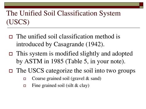 Two commonly classification system used are: PPT - SOIL CLASSIFICATION PowerPoint Presentation - ID:231548