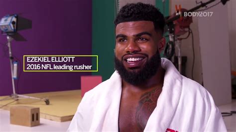 ezekiel elliott in the 2017 body issue espn youtube