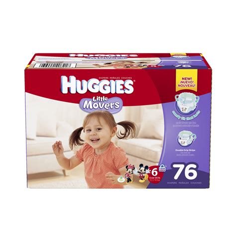 Huggies Little Movers Diapers Size 6 76 Diapers