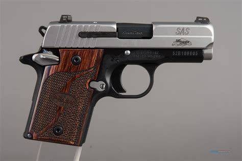 Sig Sauer P938 Sas 2 Tone 9mm Wood For Sale At