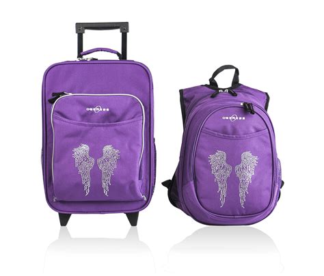 Obersee Kids Luggage Suitcase And Backpack Set With Integrated Cooler