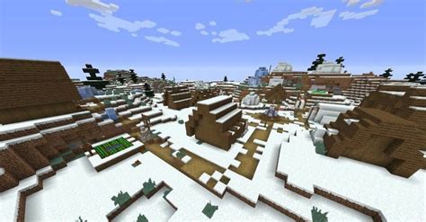 Two Winter Villages Seed For Minecraft 11511144 Uk