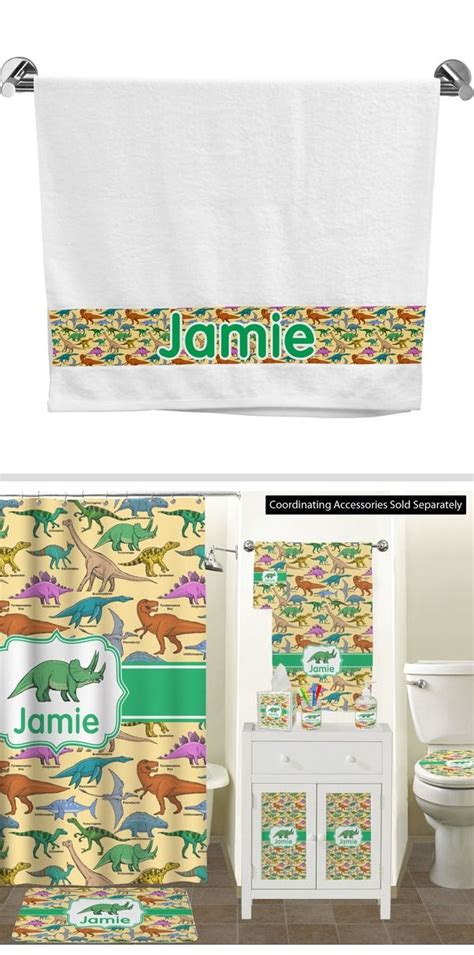 Children bath towel robe kids hooded beach swimming poncho dinosaur pattern: Dinosaurs Full Print Bath Towel (Personalized ...