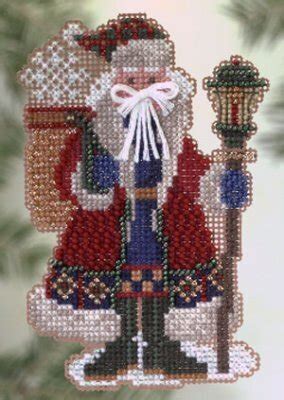 Maybe you would like to learn more about one of these? Mill Hill Snow Drift Santa - Beaded Cross Stitch Kit ...
