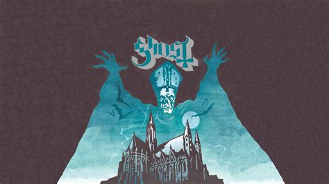 Online Crop Teal And Black Ghost Wallpaper Ghost Bc Band Metal