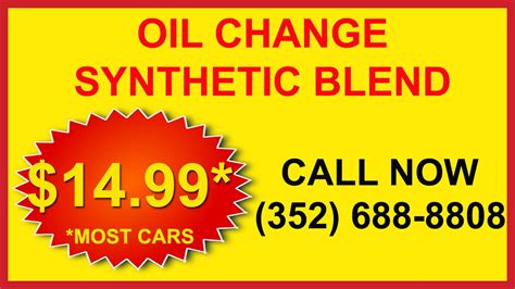 Website Design Basics — Cheap Discount Synthetic Oil Change Specials