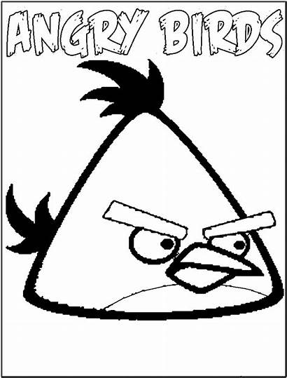 Angry Birds Coloring Bird Pages Printable Angrybirds