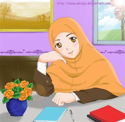 23 Gambar Kartun Muslim Membaca Buku Berjilbab Bukanlah Suatu Pilihan