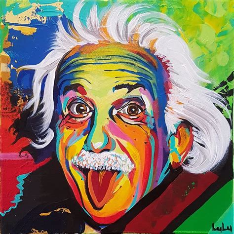Albert Einstein Painting By Lulu Artmajeur