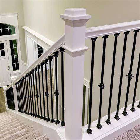 Stair Parts 12 In Matte Black Metal Angled Baluster Shoe I350b 000