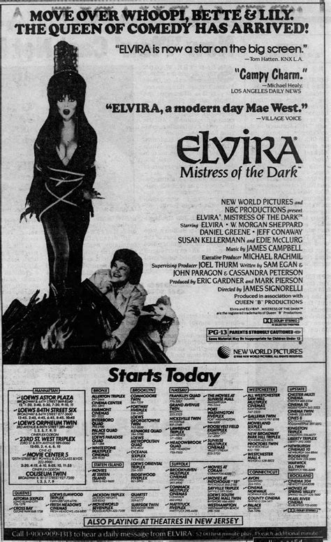Happyotter Elvira Mistress Of The Dark 1988