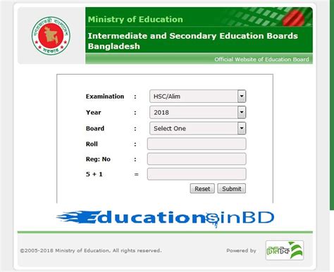 Education Board Results Bangladesh Ssc Result 2022