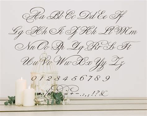 Wedding Font Svg Calligraphy Font Svg Cursive Font Script Font Etsy