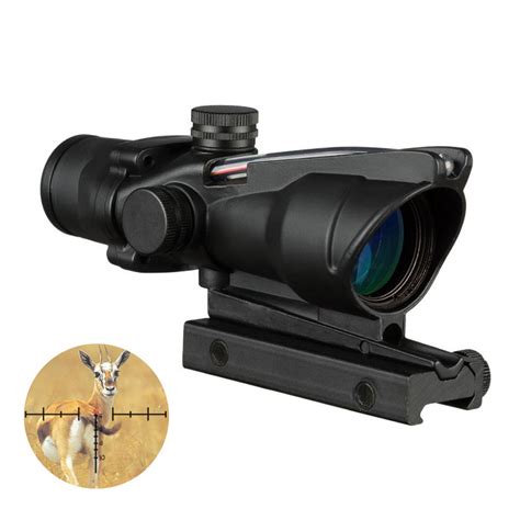Tactical Scopes Hunting Scope Optics 4x Fixed Dual Purpose Scope With