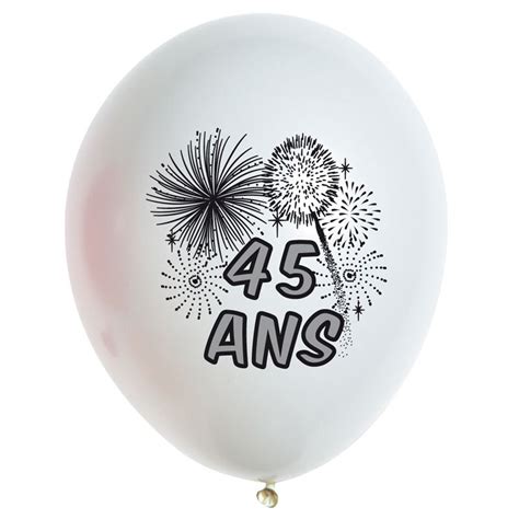 Home » carte anniversaire » texte anniversaire 45 ans humour. 10 Ballons de Baudruche multicolore 45 ans