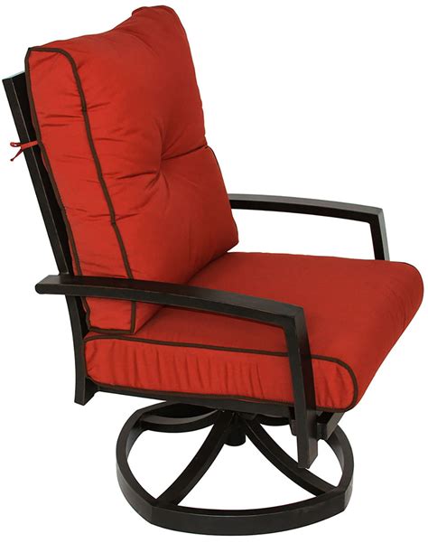 Quincy Cast Aluminum Outdoor Patio Swivel Rocker Chair