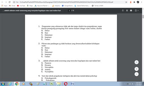 ?ella thoght theirs were 'the %est /hristmas resent in the worl!) %ecase they. Contoh soal tes P3K bidang psikologi dan kunci jawabannya ...