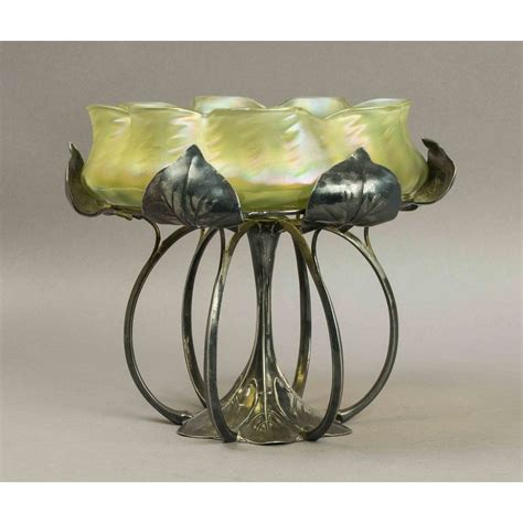 Loetz Art Nouveau Art Glass Center Piece Witherell S Auction House