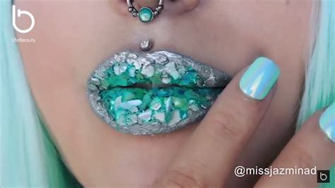 Mermaid Lips Art Lip Art Lipstick Tutorial Lip Makeup