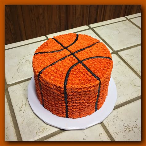 Pin By Ashley Campeaux On Cake And Cupcakes In 2023 Basketball Birthday Cake Basketball Cake