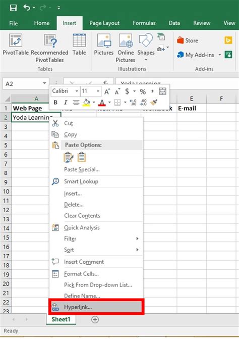 Excel Tricks Create Hyperlink In Excel Hyperlink Function In Excel