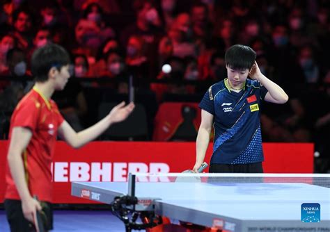 wang manyu crowned as women s singles world champion at table tennis worlds people s daily online