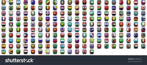 193 3d Icons Flags World Illustration De Stock 35848123 Shutterstock