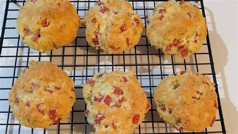 Low Carb Cheese And Bacon Scone