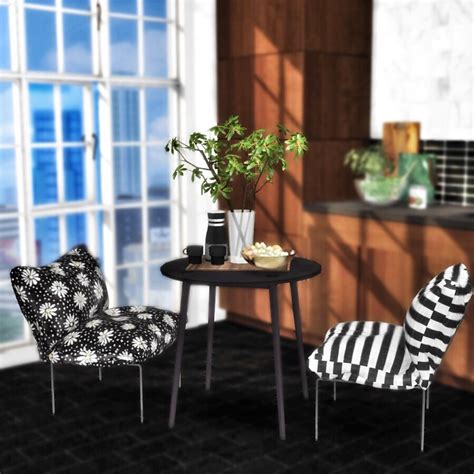 Sims 4 Ccs The Best Fluffy Dining Chair By Novvvas