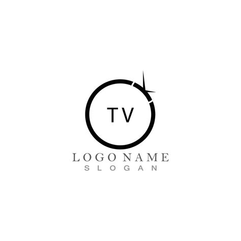 Tv Logo Design Flat Icon 13811004 Vector Art At Vecteezy
