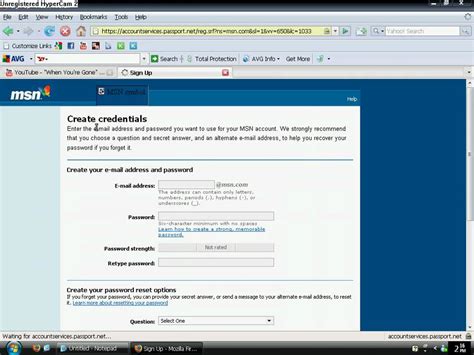 How To Get A Msn Email Address Youtube
